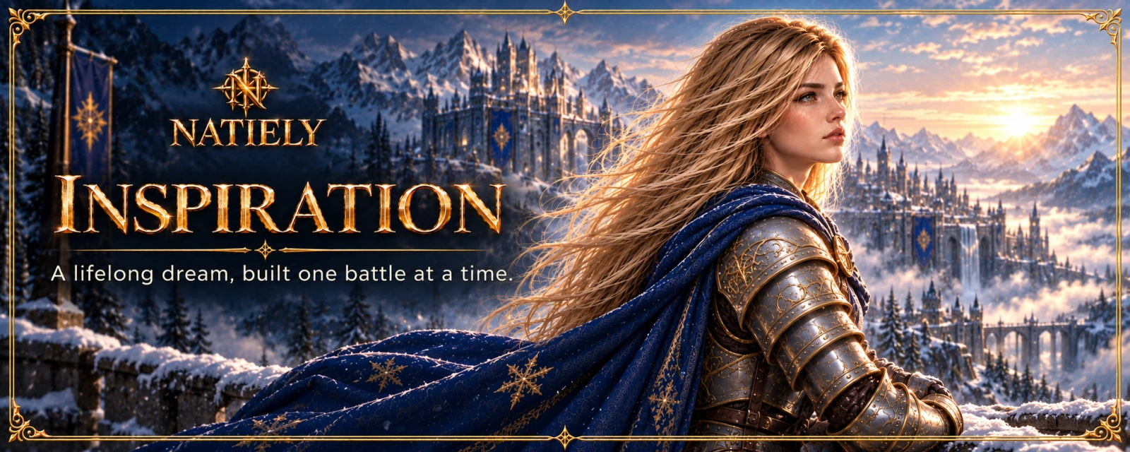 Inspiration: a lifelong dream, built one battle at a time.